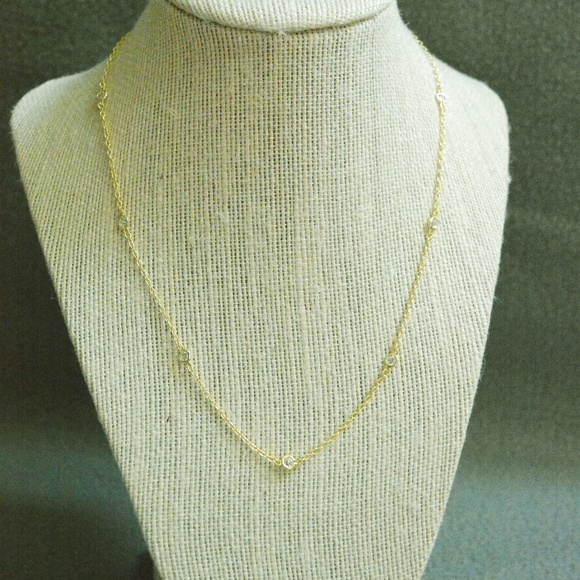 B. Brilliant 18k Gold over Necklace - Picture 1 of 4